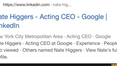 Who is Nate Higgers and Is He Really The Acting CEO Of Google?